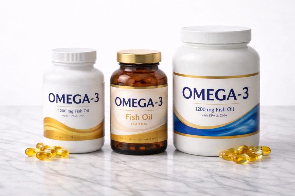 Omega 3 suplemento tuvitaminaco